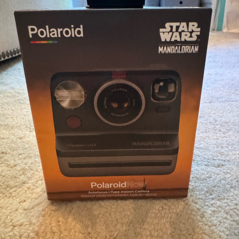 Polaroid Now Star Wars Mandalorian Instant Camera with extra film